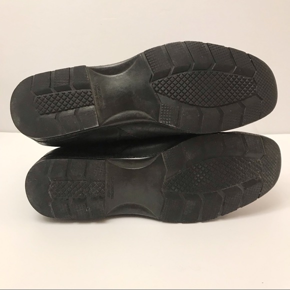 Vintage black genuine leather boots size 9,5 - Picture 9 of 12